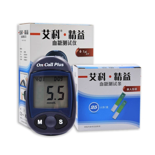 艾科 Тест на глюкозу на мытья крови.