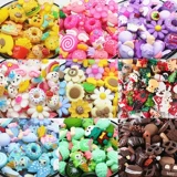 Кремовый чехол для телефона, мультяшная кукла, радужный пончик с бантиком, «сделай сам»