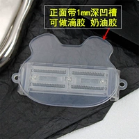 Кошачья голова канавки яркая лапша