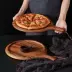 Khay bánh pizza bằng gỗ Khay tròn bảng bánh mì bảng bít tết bảng gỗ rắn bảng bánh pizza 8 inch 9 inch 10 inch tấm gỗ - Tấm