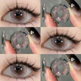 Минипарк в середине лета, контактные линзы розового цвета, розовые и фиолетовые, полугодовые, одноразовые, для сна, контактные линзы большого диаметра, 3st