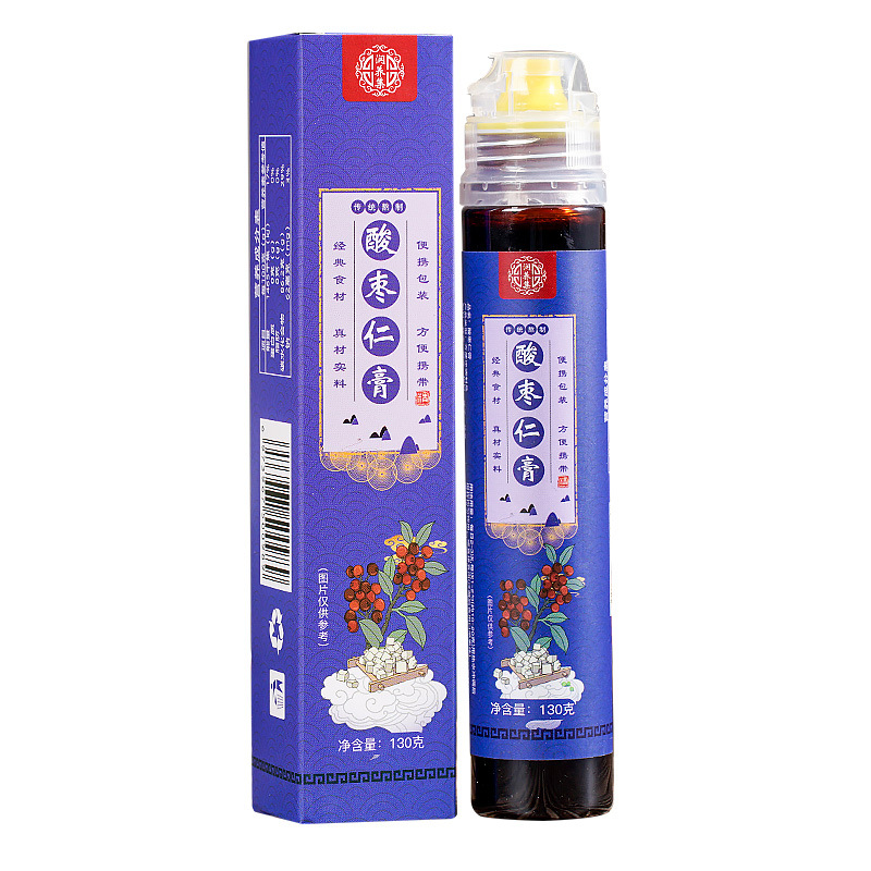Runyangji Sour Jujube Seed Paste 130g Portable Bottle Official Flagship Store by