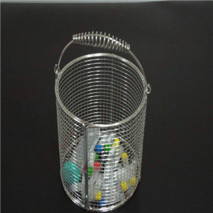 Stainless Steel Disinfection Basket Disinfection Basket Disinfection Blue Stainless Steel Test Tube Basket Round 300 * 300MM