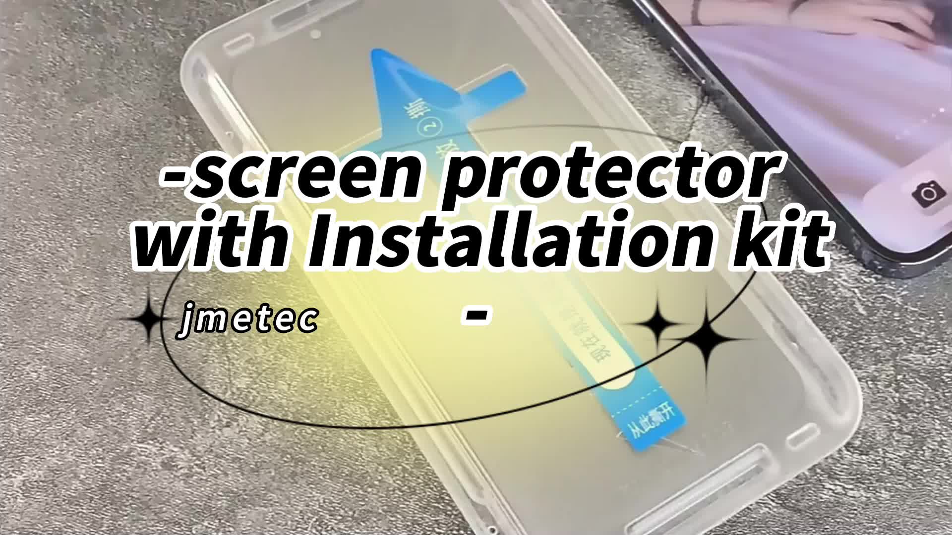 Premium Phone Glass With Alignment Tray Mobile Screen Protector