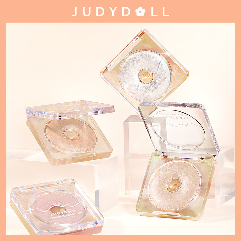 (New)Judydoll orange flower monochrome high light free combination High light diamond glitter repair plate body