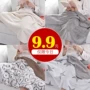 Lamb nhung chăn san hô lông cừu chăn văn phòng ngủ trưa chăn đầu gối flannel điều hòa không khí giải trí chăn nhỏ chăn chăn nỉ cao cấp