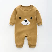 Baby baby soft baby jumpsuit Spring and Autumn New newborn men and women climbing clothes underwear cute clothes
