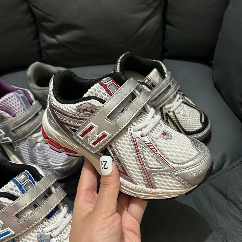 Nb1906 Children's Shoes for Boys and Girls, Velcro Sneakers for Kids, Summer Mesh Casual Running Shoes for Toddlers