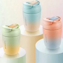Music clasp mug mug mug mug LHC6590 6591 with straw cute female high value 350ML