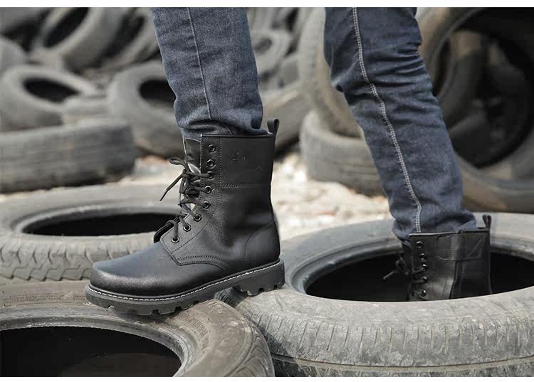 Bottes militaires pour homme - choc - Ref 1402562 Image 19