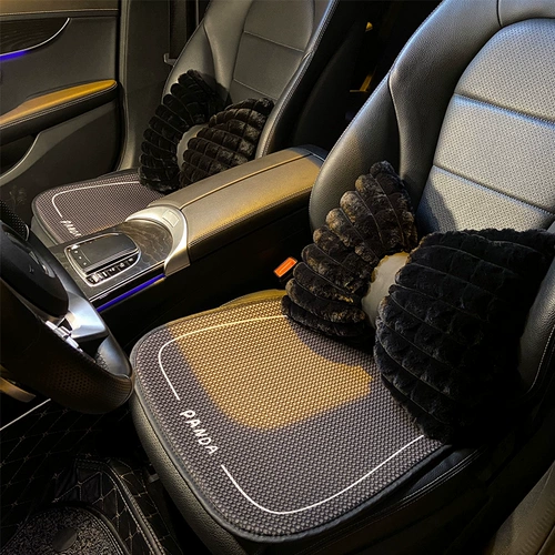 Милое универсальное летнее охлаждающее сиденье на четыре сезона, шелковое нескользящое дышащее цельное кресло, панда