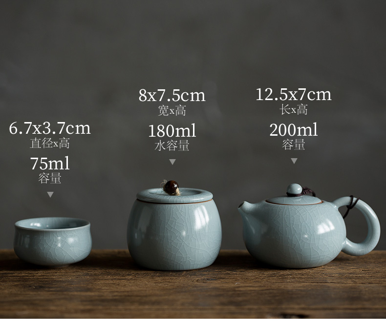 Don difference up your up on portable travel kung fu tea set ceramic teapot teacup tea pot of tea tray