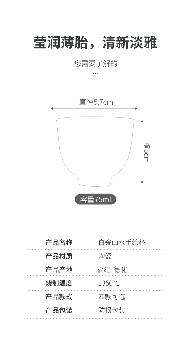 Don difference up sweet thin foetus hand - made dehua white porcelain cup tea service manual craft ceramic kung fu masters cup and cup