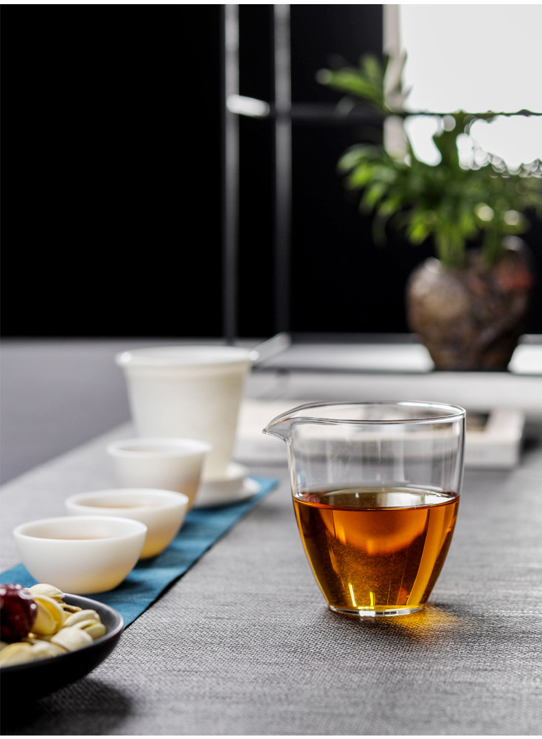 Don difference up dehua white porcelain portable travel tea set crack cup cup ceramic glass package car is suing household