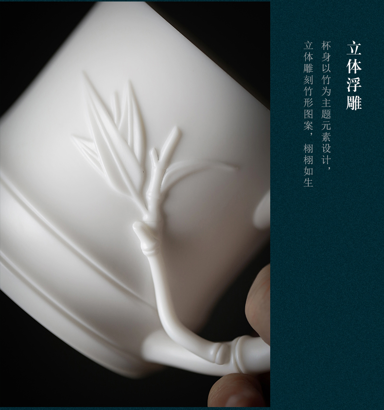 Don difference up suet jade white porcelain craft ceramic tea cup home office with cover led cup ultimately responds. A cup of boss