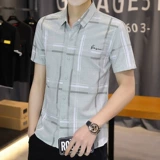 Универсальная трендовая рубашка, летняя тонкая футболка для отдыха, в корейском стиле, сезон 2021