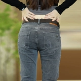 Элитные весенние джинсы, эластичные универсальные штаны, повседневные брюки, тренд сезона, свободный прямой крой