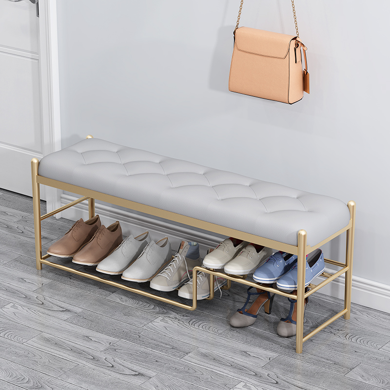 Nordic ins minimalist modern storage Shoes Bench Shoe Cabinet available on the doorway Shoe Rack Sofa stool for home
