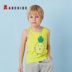 bông abckids trẻ em vest mùa hè cậu bé thở tròn con cổ áo không tay trong xu hướng thời trang hàng đầu trẻ em lớn của. 