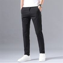 Smart Casual Pants Men Classic Cotton Straight Business Form