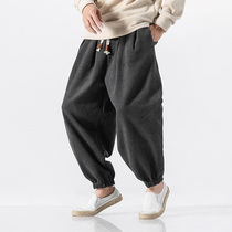Setwear Loose Joggers Men Japanese Harajuku Warm Winter Hip