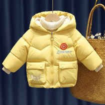 Mens baby cotton clothes childrens winter clothes thick coat new style 1 year old 2 Children 3 down cotton padded jacket 5 boys cotton clothes
