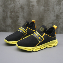 2020 new summer trendy mens shoes Han version 100 lap mesh fabric breathable thick bottom comfort sports casual shoes running shoes