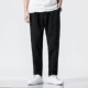 Quần vải lanh Trung Quốc phong cách cotton và vải lanh gió quốc gia nam rộng kích thước lớn chất béo đèn lồng giản dị quần harem mùa thu mới - Quần Harem