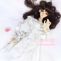 bjd dolls clothes children clothes 3 points women 4 points female size Roman white pyjamas dress dress dress