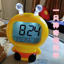 Alarm clock Mute student alarm clock Bedside clock for girls Multifunctional luminous cute bedroom clock Smart electronic clock