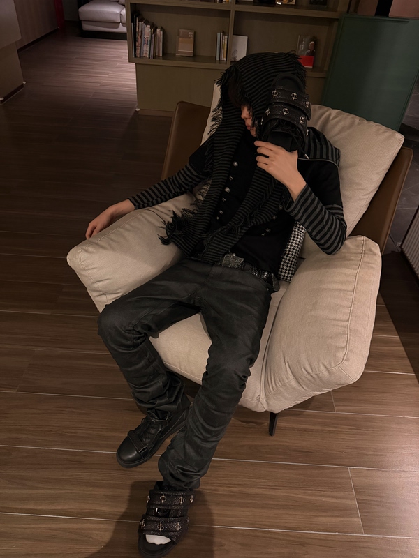 Replenishment Will Be Available in One Week. Vinyl Hand-Waxed Jeans, Skinny, Scimitar Style, Street Retro Millennium Replenishment Will Be Available in One Week. Vinyl Hand-Waxed Jeans, Skinny, Scimitar Style, Street Retro Millennium