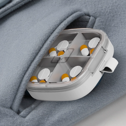 Таблетница с уплотнителем, тара для путешествий, маленькая банка для хранения, вместительная и большая коробка для хранения