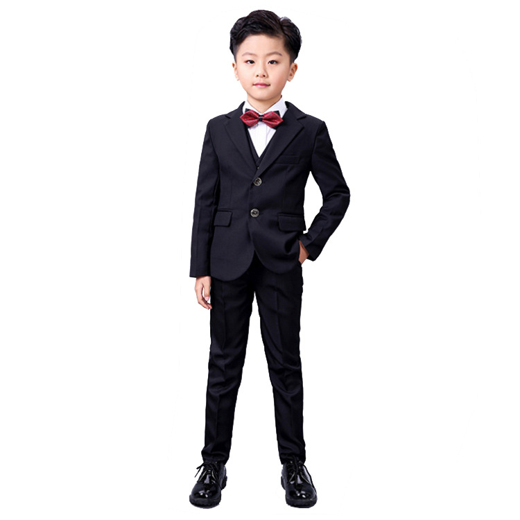 Fat Kids Suit 2019 New Boy chủ mặc một bộ đồ áo khoác nhỏ trong một chất béo bé trai lớn ăn mặc.