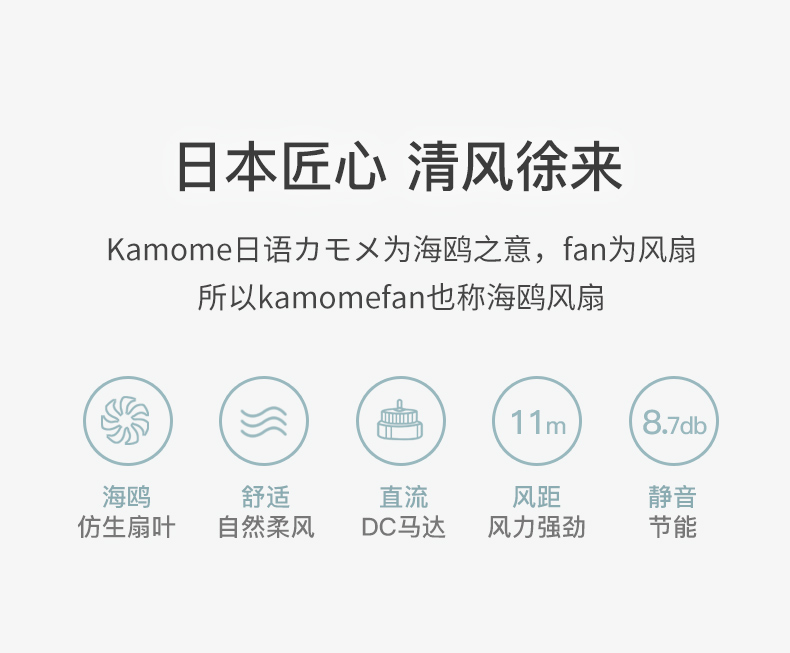 Nhật Bản kamomefan im lặng hải âu quạt điện dọc nhà sàn quạt máy tính để bàn điều khiển từ xa quạt lưu thông 281 - Quạt điện máy quạt hơi nước mini