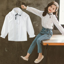 UK Next Kiss girl shirt 2020 Spring and autumn new Korean version Ocean Trendy Long Sleeve White Shirt