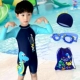 .Swimming quần cô gái áo tắm có mũ trùm đầu cô gái trẻ trung niên suối nước nóng một mảnh áo tắm trẻ em trẻ sơ sinh nhanh khô trẻ em lớn - Bộ đồ bơi của Kid