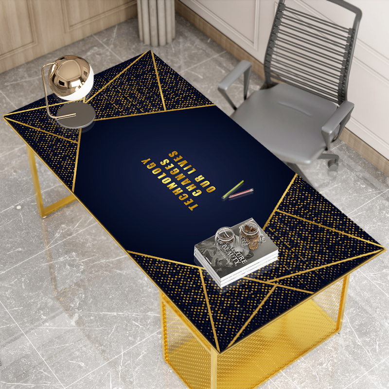 Business Desk Mat Waterproof Anti-Grease Anti-Burn Pvc Soft Glass Computer Tea Table table owner table cloth high