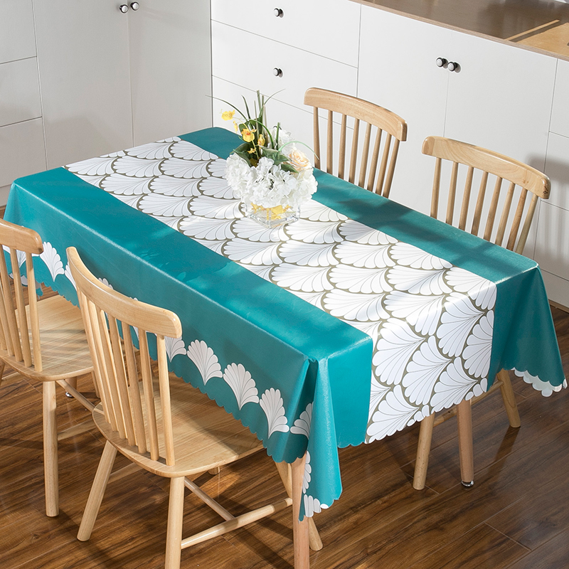 Table cloth waterproof oil proof free cloth Nordic ins wind decoration mesh red table cloth art pvc plastic student desk cushion