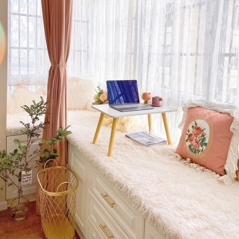 Plush floating window cushions windowsill Balcony Mat tatami mesh Red Decorative Bedroom Four Seasons Universal 2021 new high end