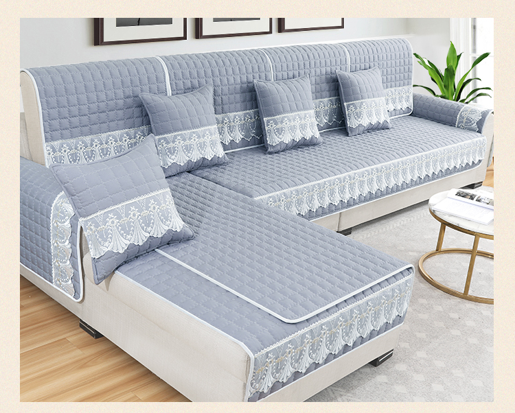 Sofa đệm bốn mùa phổ vải chống trượt rắn gỗ đệm sofa bao gồm tất cả bao gồm phổ quát bao gồm mui xe đầy đủ bao gồm - Ghế đệm / đệm Sofa nệm lót ghế gỗ