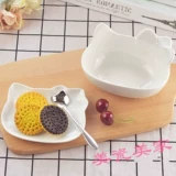 Jingdezhen Exit Ceramic Bowl Hello Kitty Ceramic Bowl Creative Dessert Bowl Katie Cat Plate большой рынок