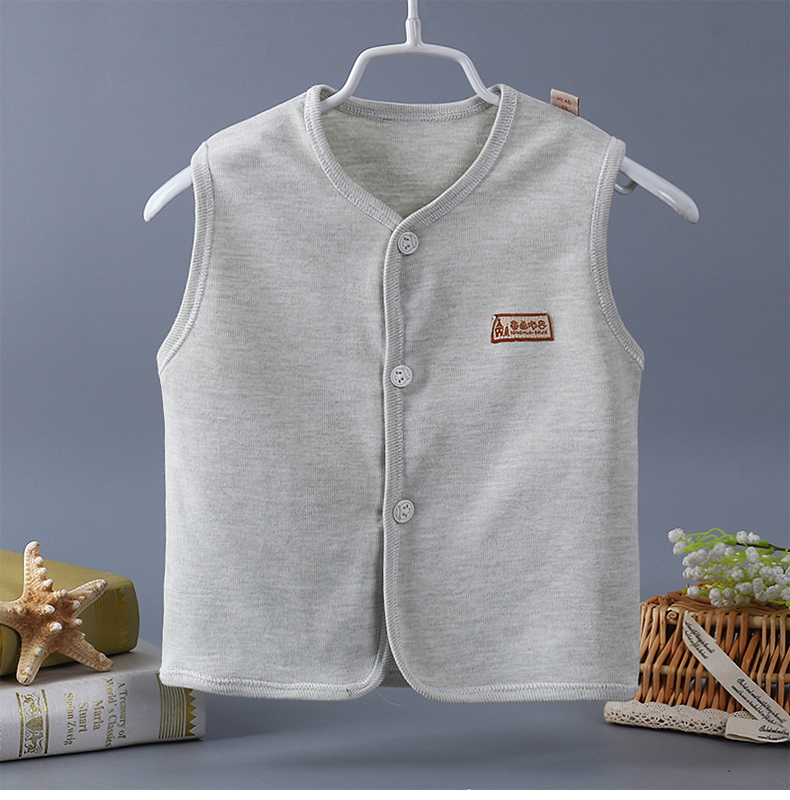 2018 chàng trai mới và cô gái bé bông không tay mỏng vest vest bé vest vest con mùa xuân và mùa thu cardigan sỉ quần áo trẻ em
