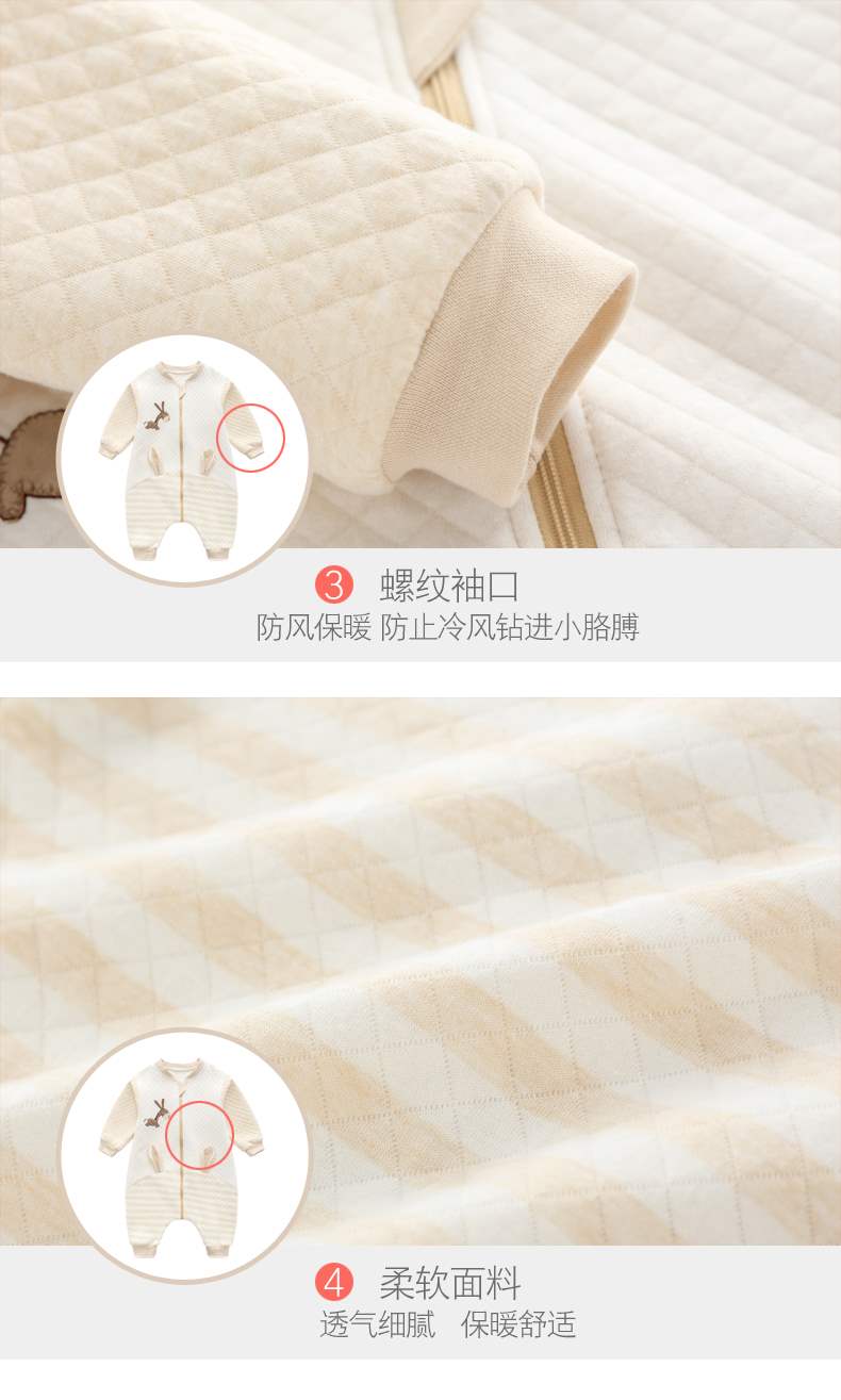 Túi ngủ trẻ em mùa xuân và mùa thu phần mỏng bốn mùa phổ quát mùa xuân và mùa hè trẻ sơ sinh tách chân trẻ sơ sinh trẻ sơ sinh chăn bông chống đá - Túi ngủ / Mat / Gối / Ded stuff