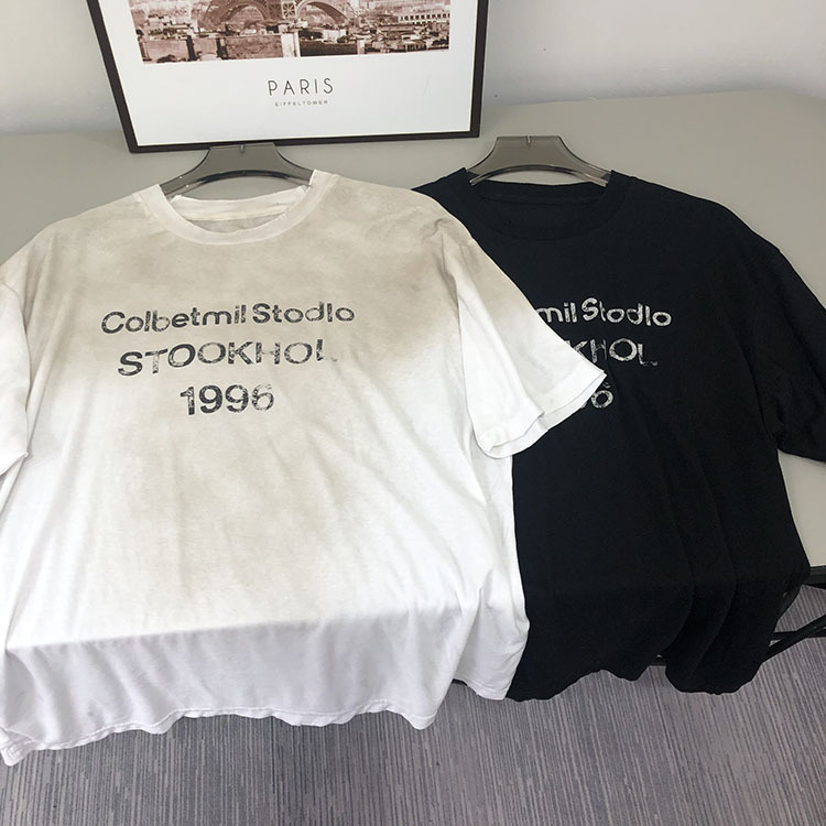 Correct Version 25 Years Spring/Summer New Aco Style Celebrity Same Style 1996 Digital Print Unisex Short-Sleeve T-Shirt Couple