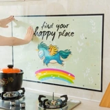 Термостойкая прозрачная самоклеющаяся плита, водонепроницаемая наклейка на стену