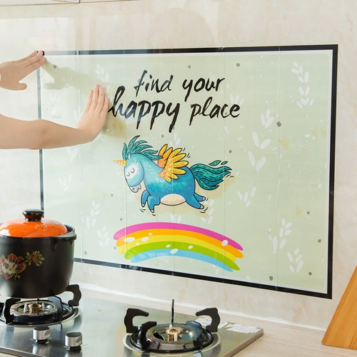 Термостойкая прозрачная самоклеющаяся плита, водонепроницаемая наклейка на стену