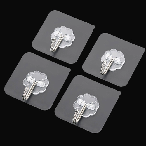 Гвоздь -безлетняя, без следа крючка, сильный липкий клей, прозрачная настенная стена, висящая одежда, звенья кухня творческий водонепроницаемый крючок крюк