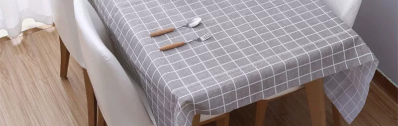 Khăn trải bàn Bắc Âu không thấm nước chống vảy dầu không dùng một lần khăn trải bàn bằng vải lưới bàn cà phê vải bàn vải PVC - Khăn trải bàn khăn bàn ăn