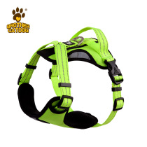 2022 New Pooch Vest Type Chest Harness Dubin Dog Chai Dog Walking Dog Rope Night Reflective Pet Chest Braces
