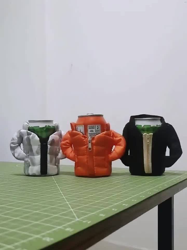 Factory Wholesale Beer Clothes Can Cooler Insulated Cold Beer Coats Can